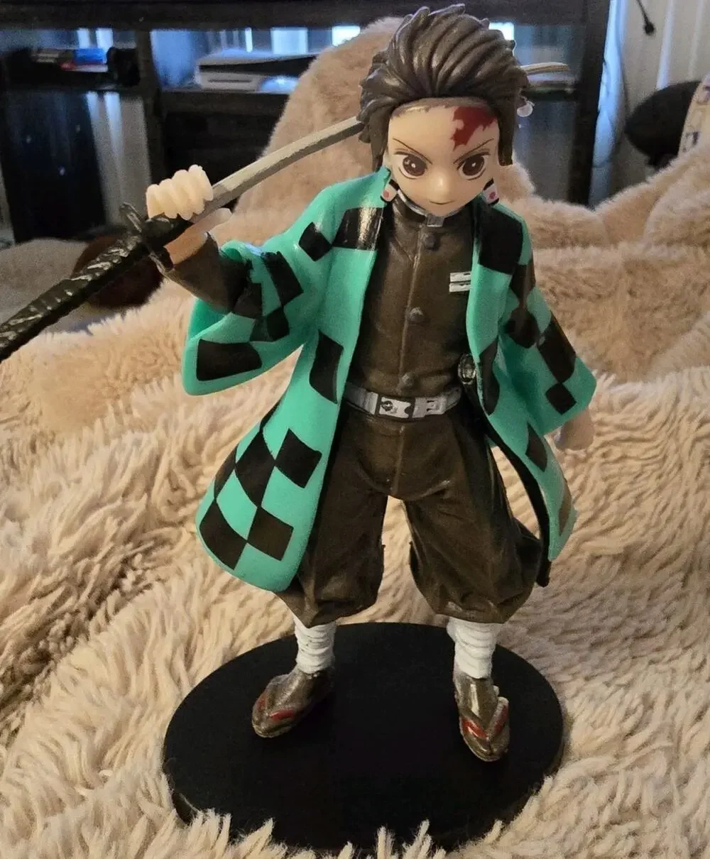 Demon Slayer Figure Anime Figure Model Toys Tanjirou Nezuko noYaiba Kimetsu 5